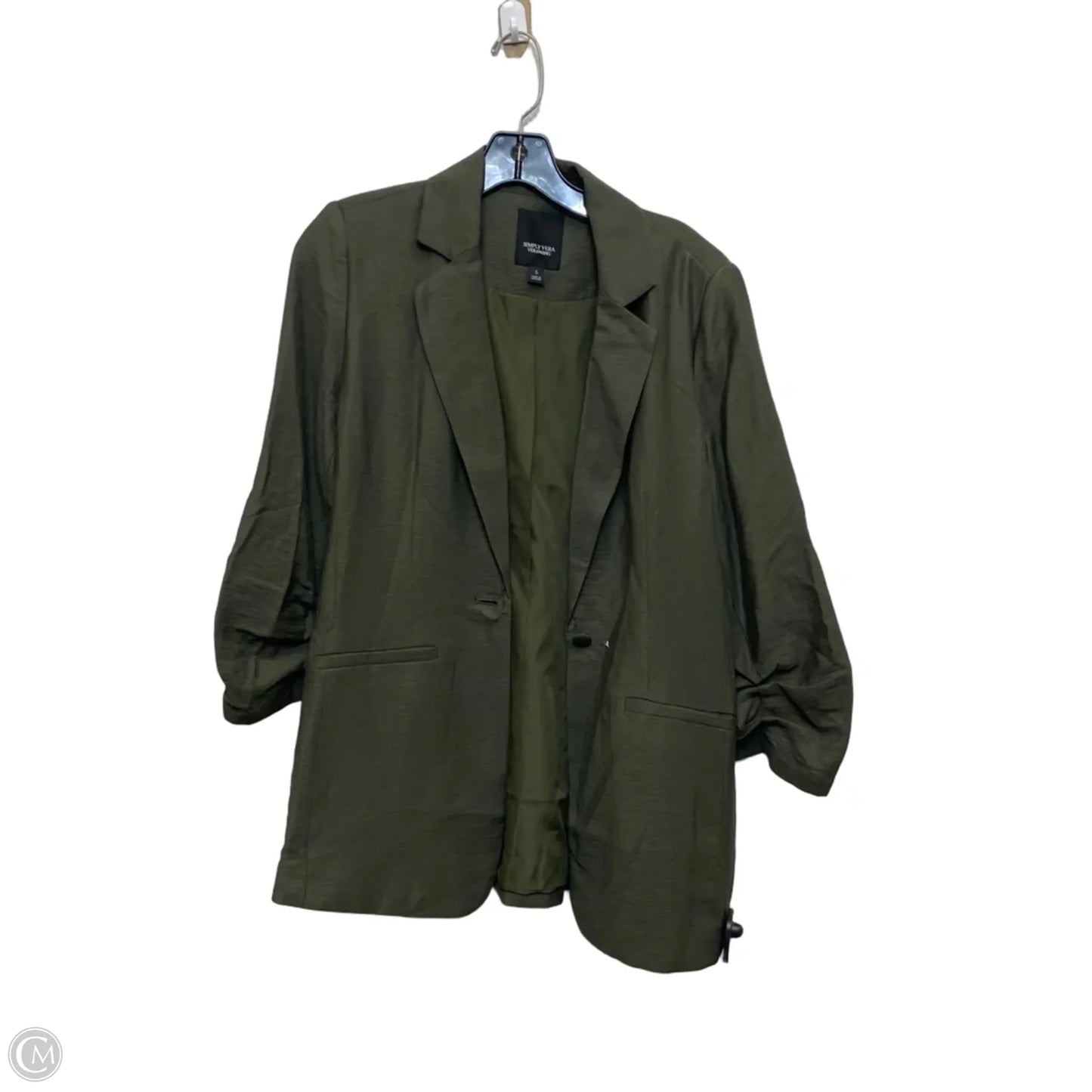 Blazer By Simply Vera In Green, Size: S