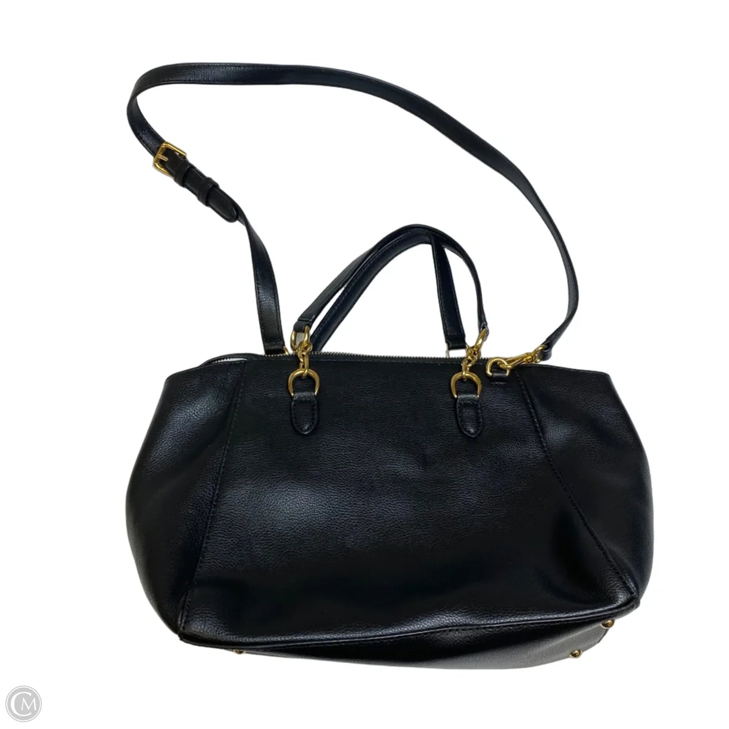 Handbag Leather By Lauren By Ralph Lauren, Size: Medium