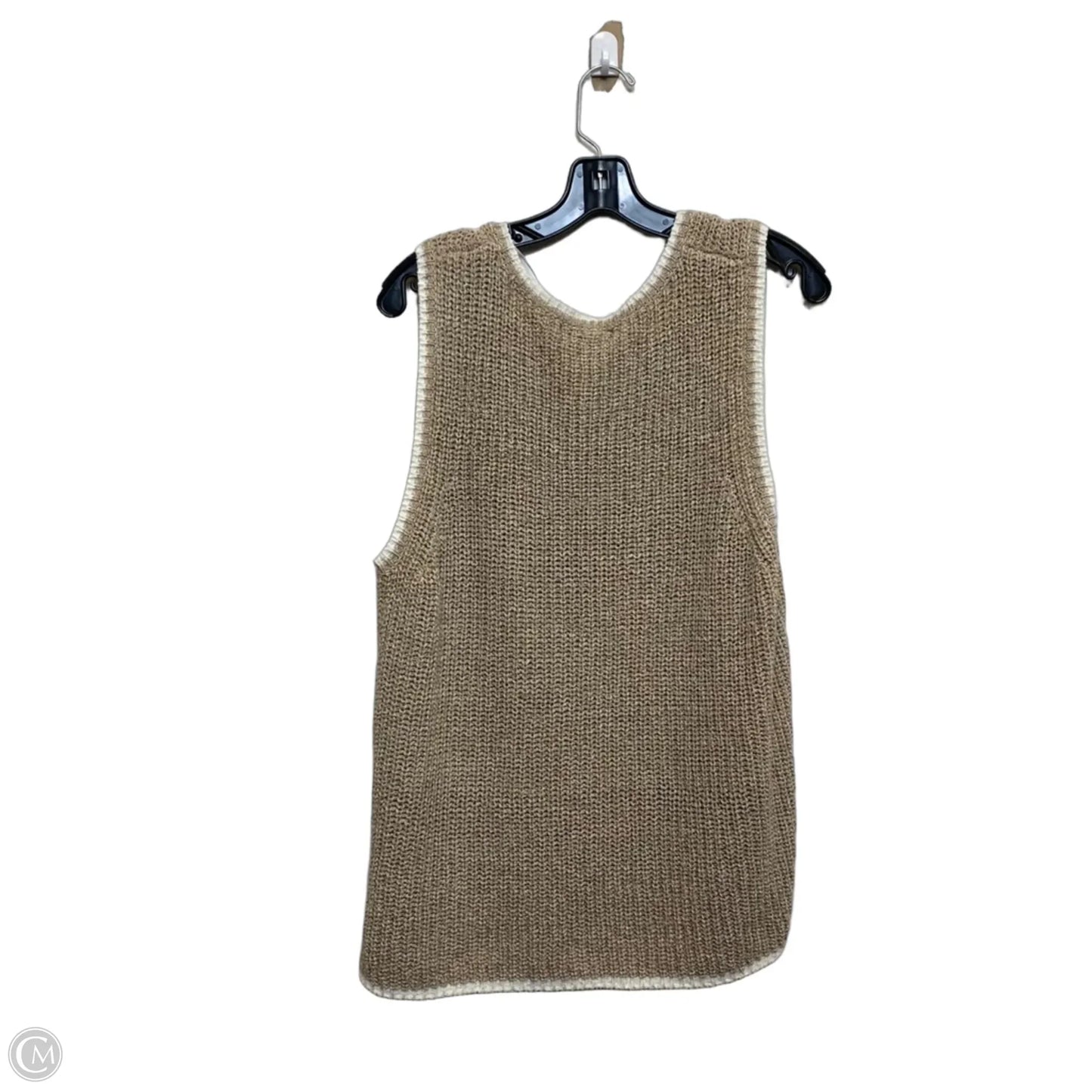 Top Sleeveless By Adyson Parker In Tan, Size: 3x