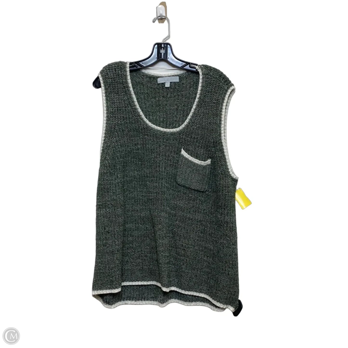 Top Sleeveless By Adyson Parker In Green, Size: 3x