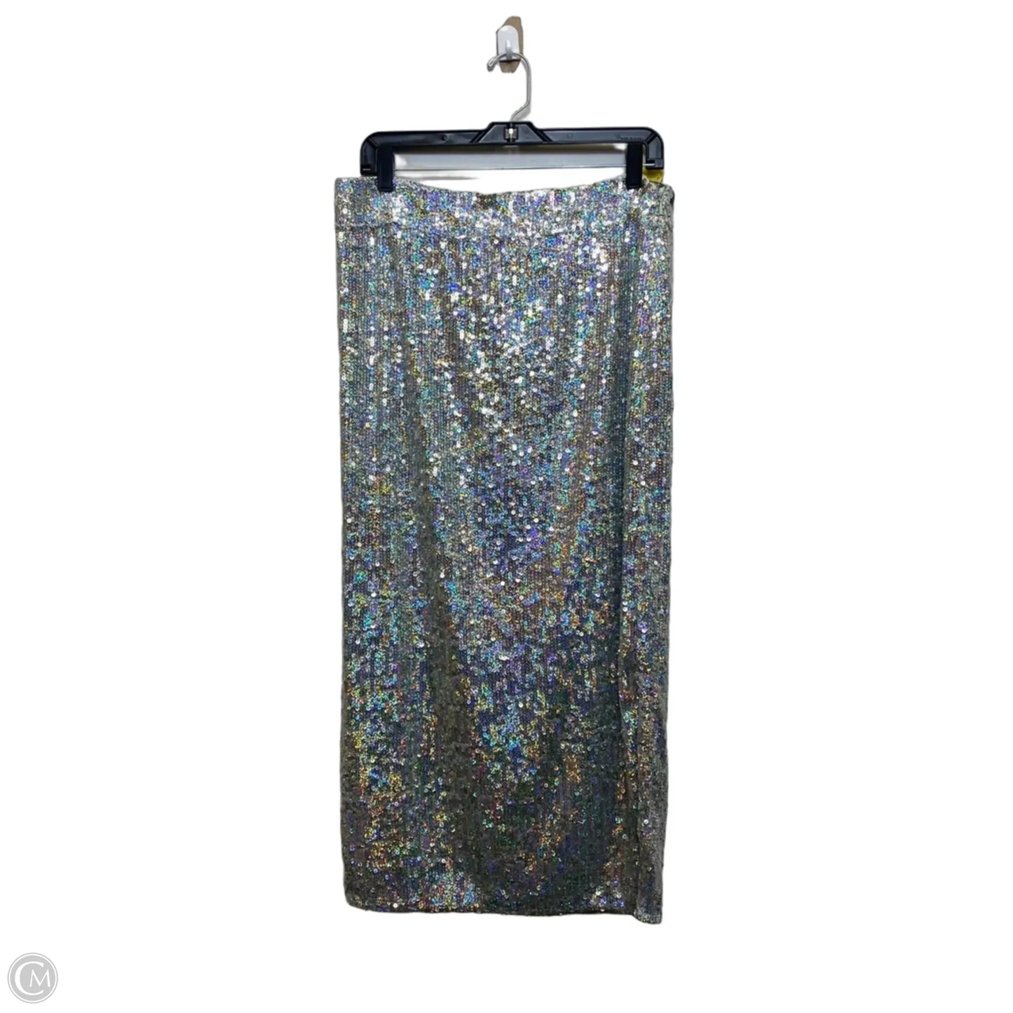 Skirt Maxi By Whistles In Silver, Size: L