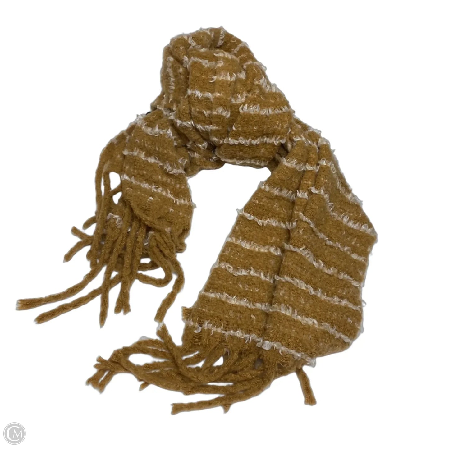 Scarf Winter By Ellen Tracy In Tan & White