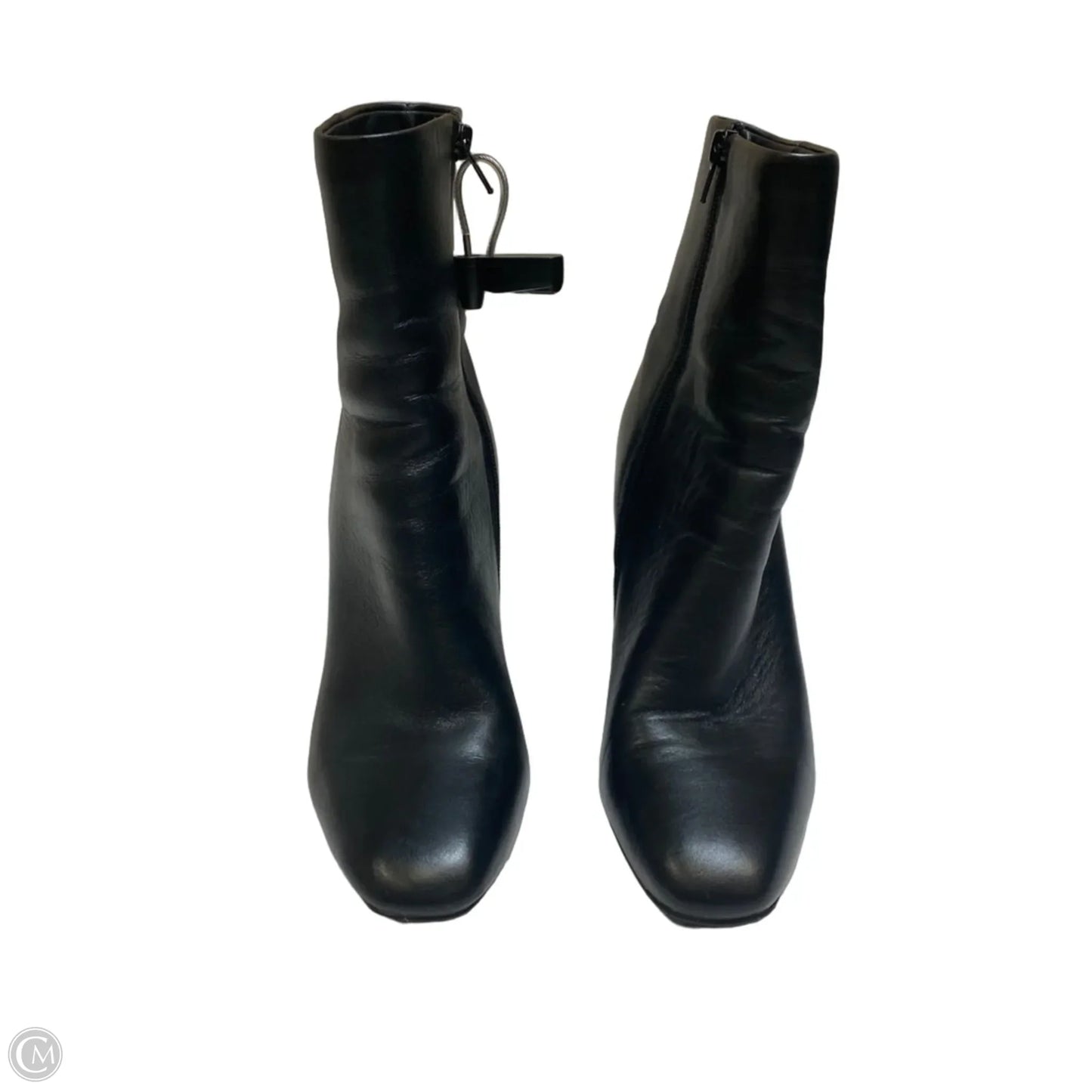 Boots Ankle Heels By Steve Madden In Black, Size: 9