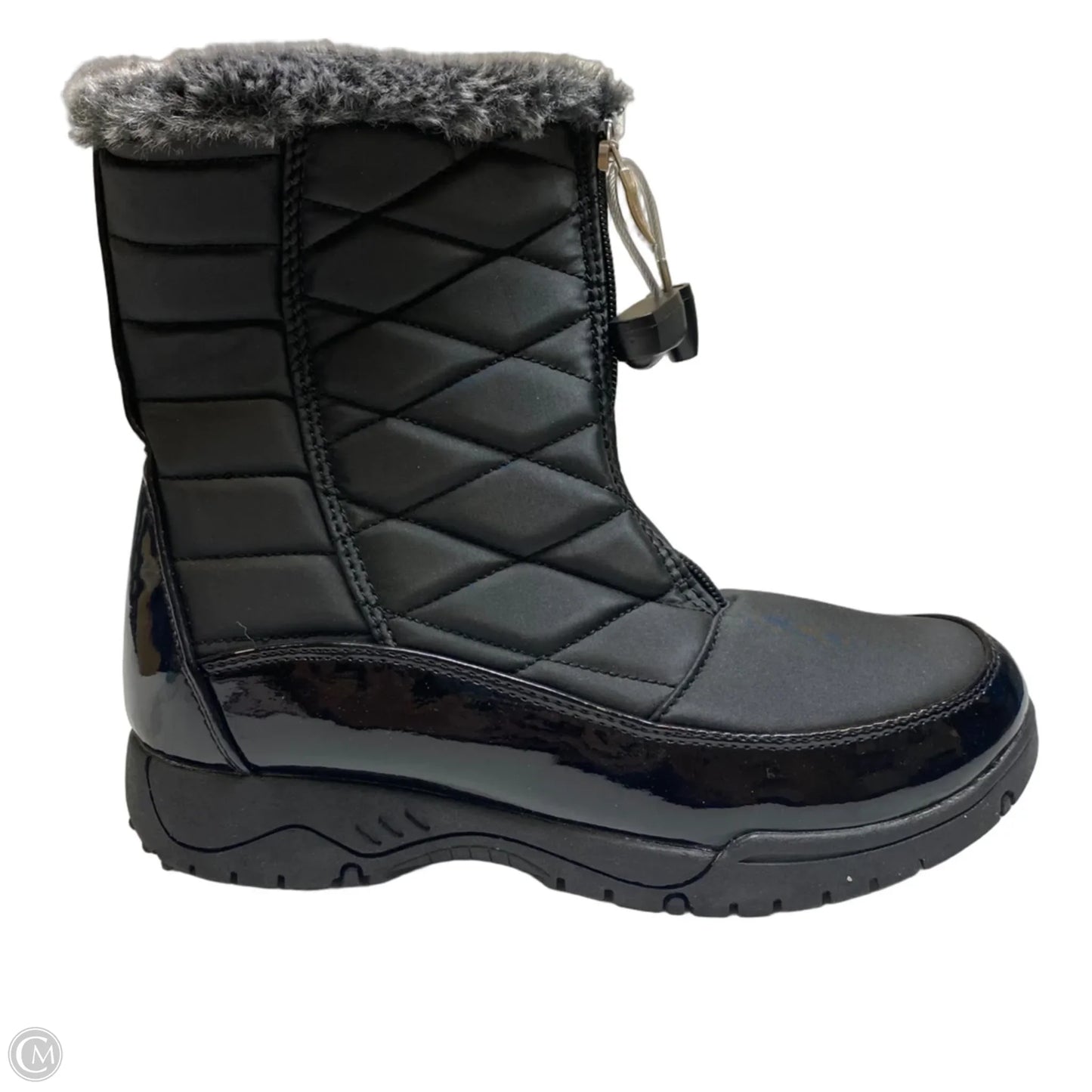 Boots Snow By Sporto In Black, Size: 7.5
