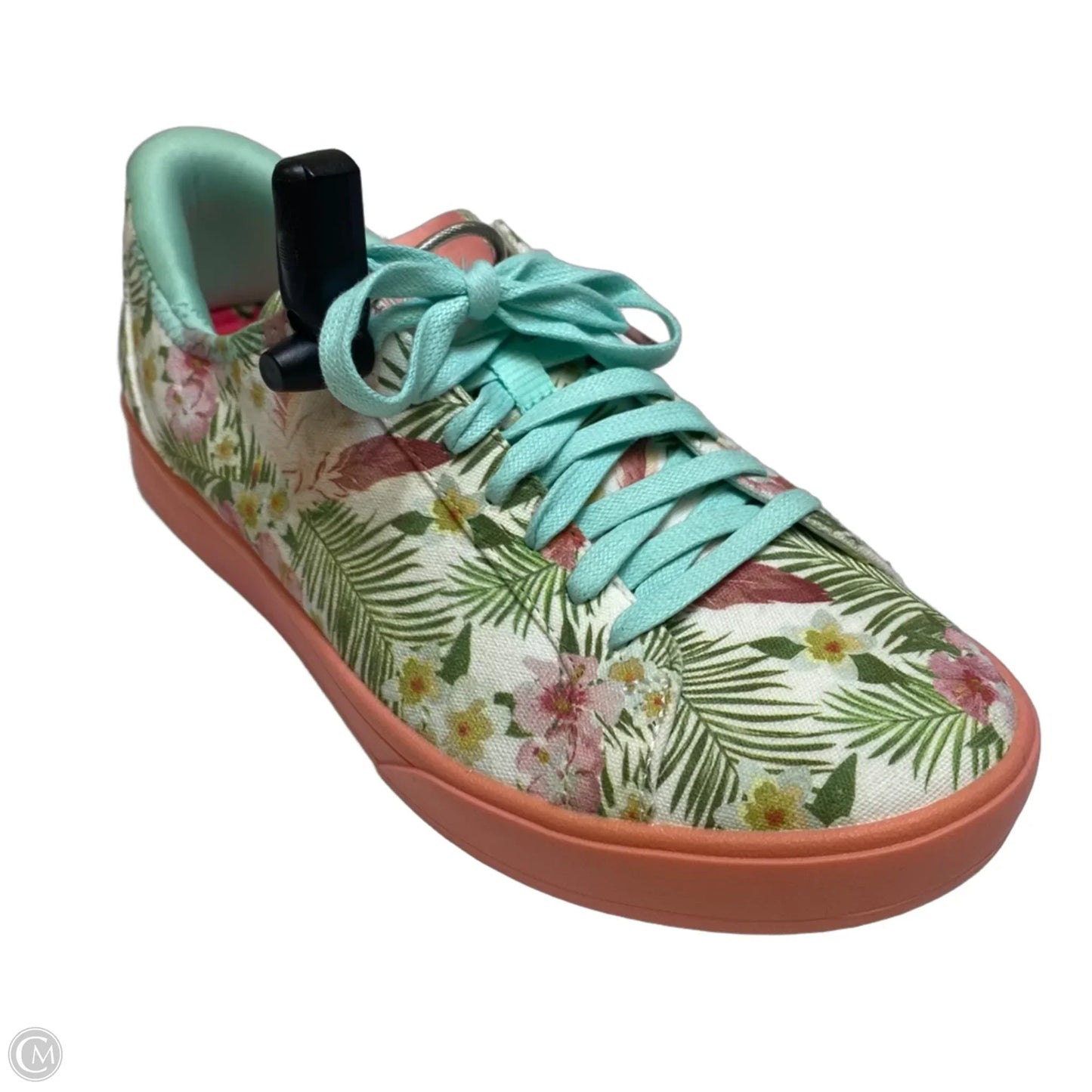 Shoes Sneakers By Kizik In Green & Pink, Size: 7.5