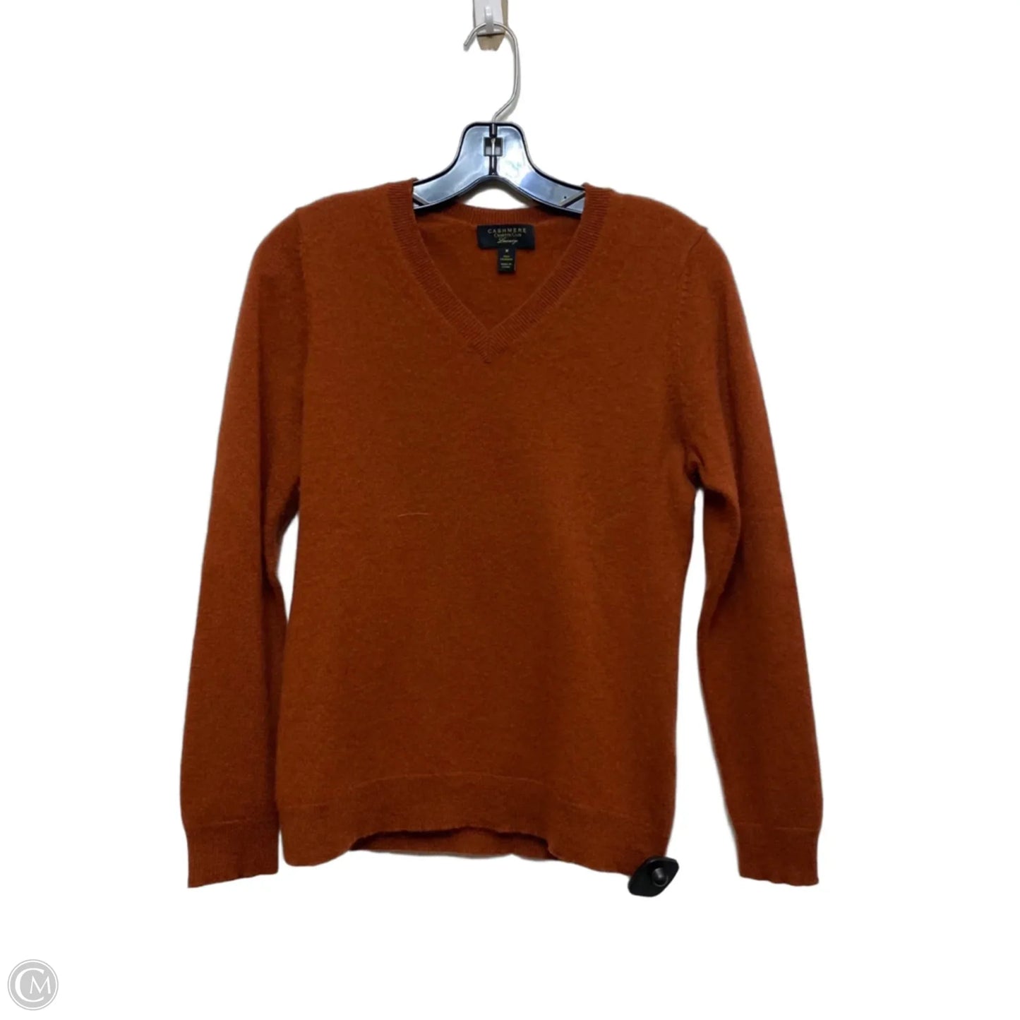 Sweater Cashmere By Charter Club In Orange, Size: M