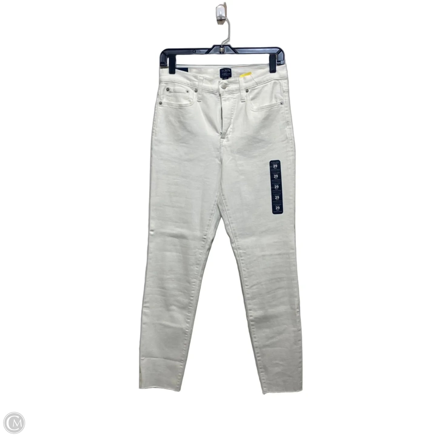 Jeans Skinny By J. Crew In White Denim, Size: 8