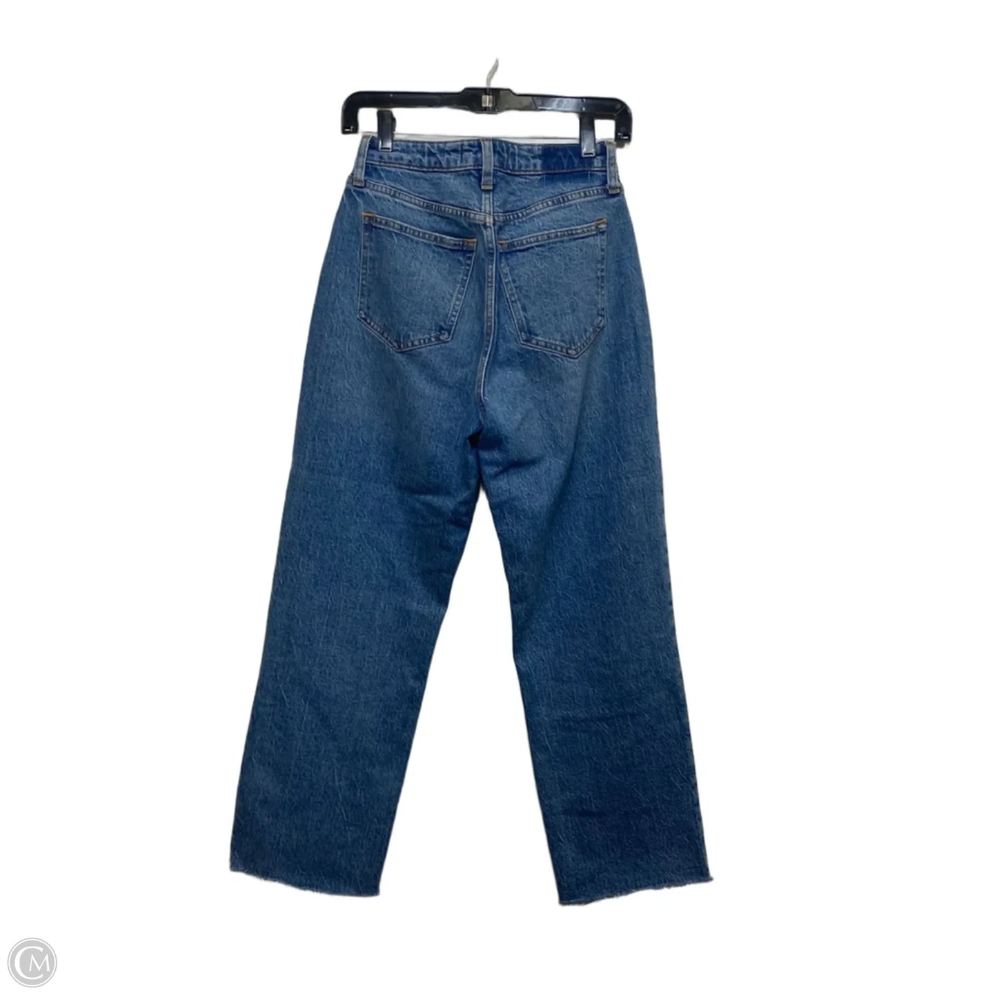 Jeans Straight By Abercrombie And Fitch In Blue Denim, Size: 0