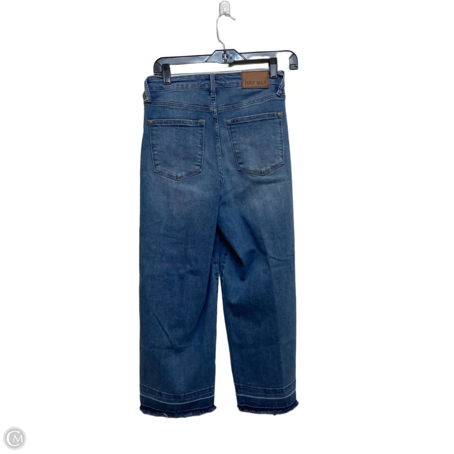Jeans Cropped By Judy Blue In Blue Denim, Size: 2