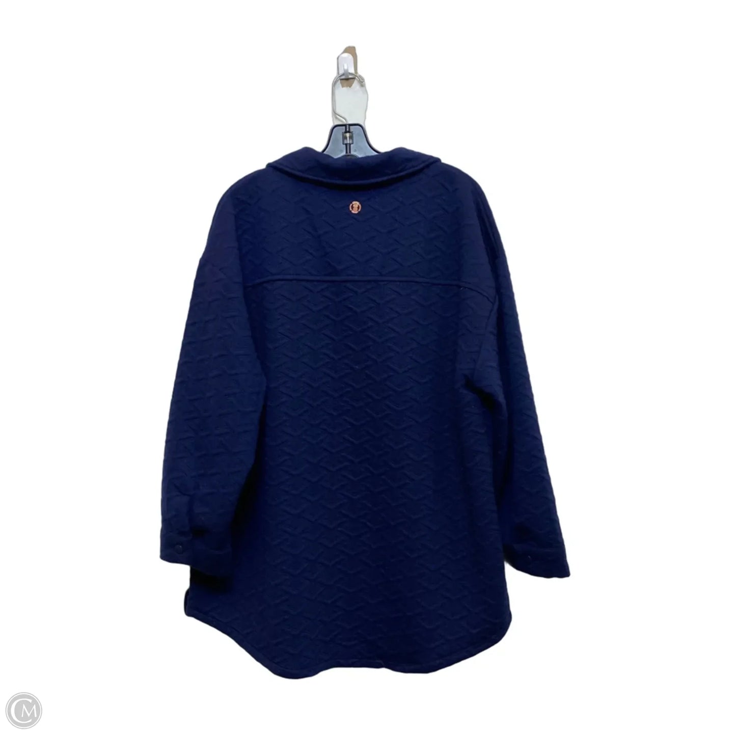 Top Long Sleeve By Simply Southern In Blue, Size: Xl