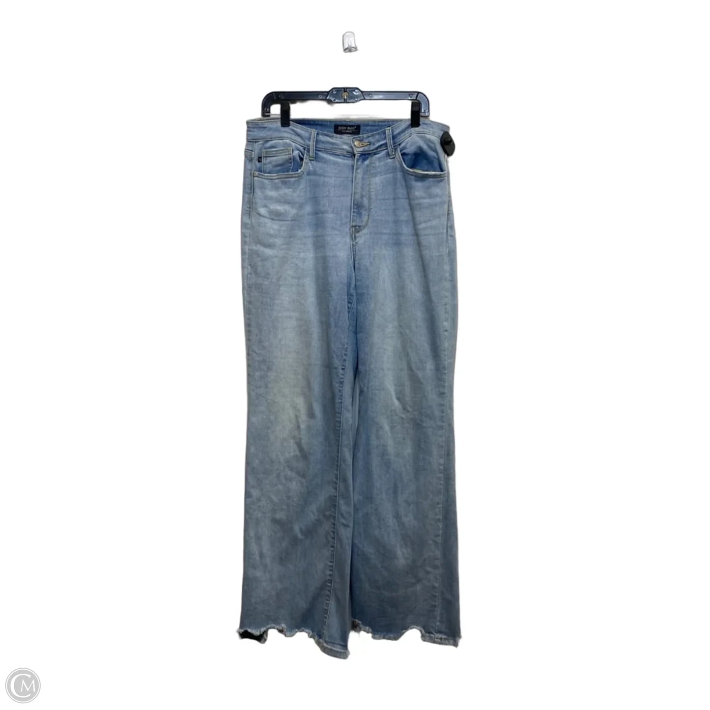 Jeans Wide Leg By Judy Blue In Blue Denim, Size: 10