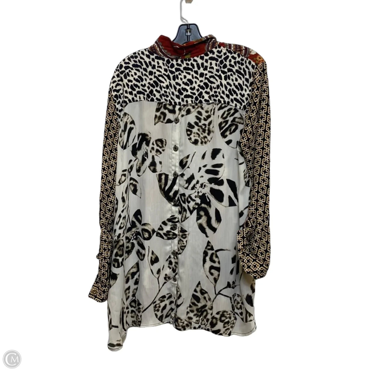 Top Long Sleeve By John Mark In Red, Size: L