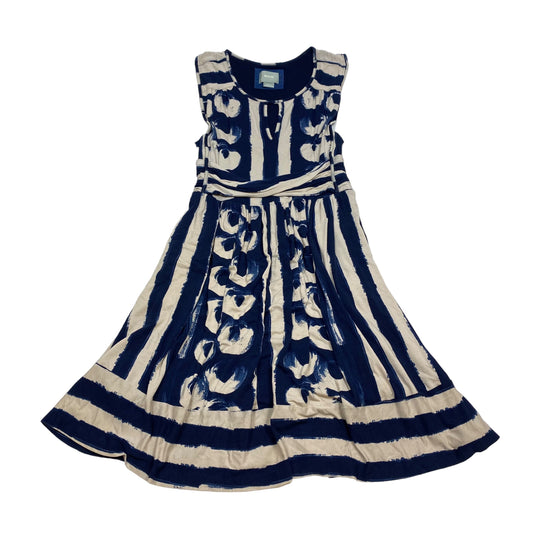 Blue & Cream Dress Casual Short Maeve, Size S