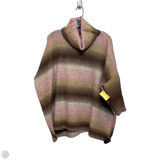 Sweater By Loft In Brown & Pink, Size: Xs