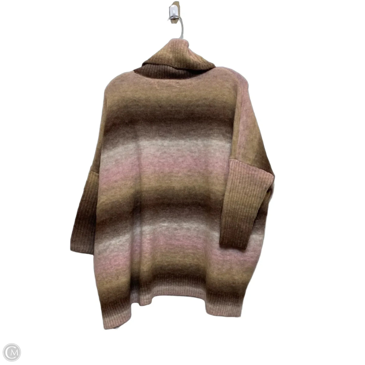 Sweater By Loft In Brown & Pink, Size: Xs