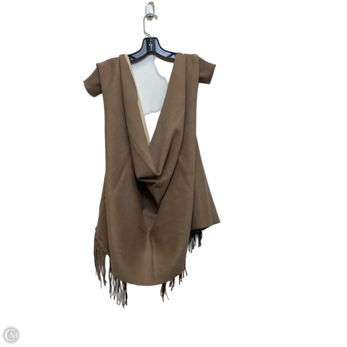 Shawl By Clothes Mentor In Brown, Size: Osfm