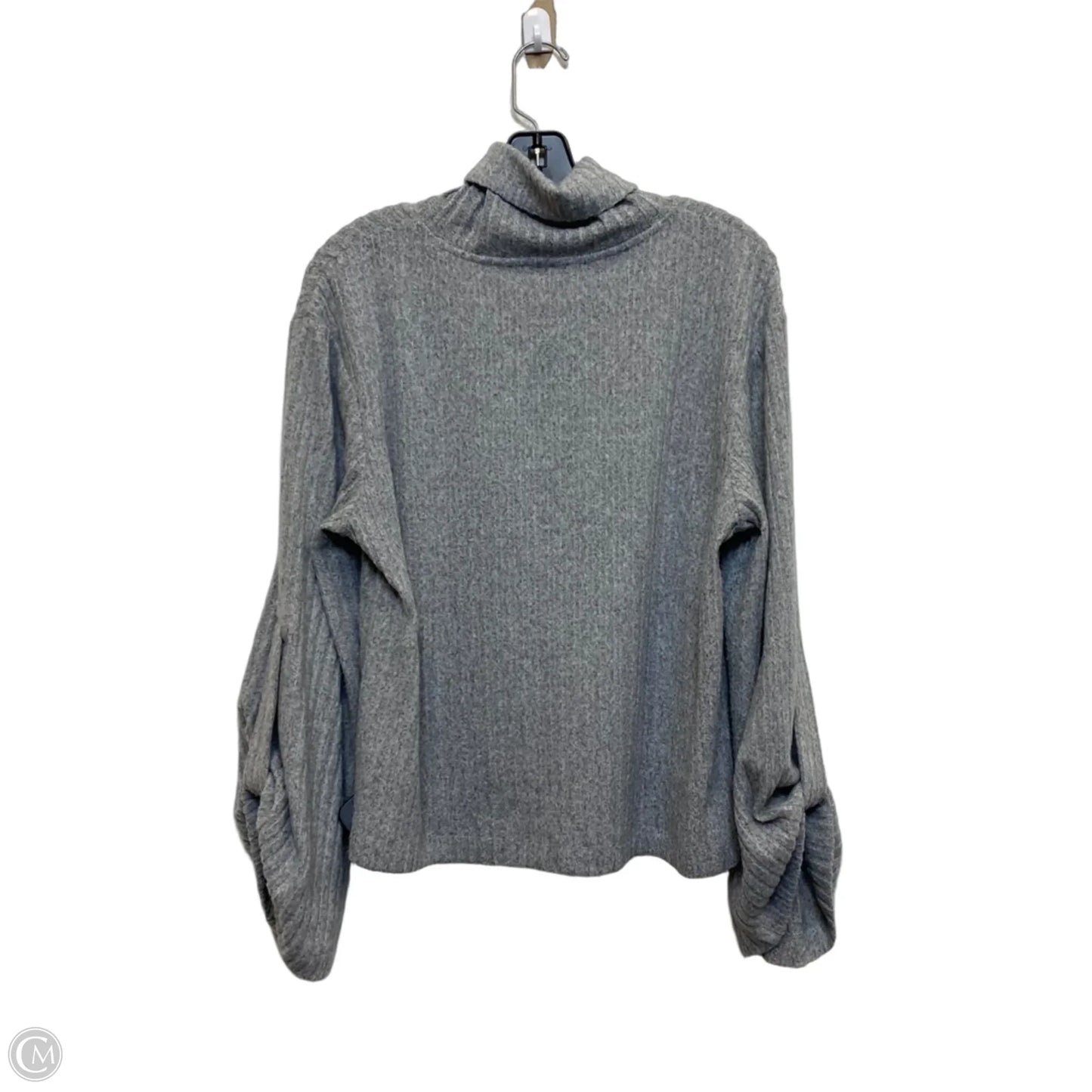 Top Long Sleeve By Limited In Grey, Size: L