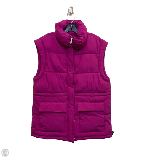 Vest Puffer & Quilted By Universal Thread In Pink, Size: M