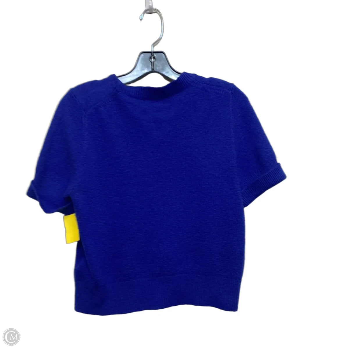 Sweater Short Sleeve By J. Crew In Blue, Size: S