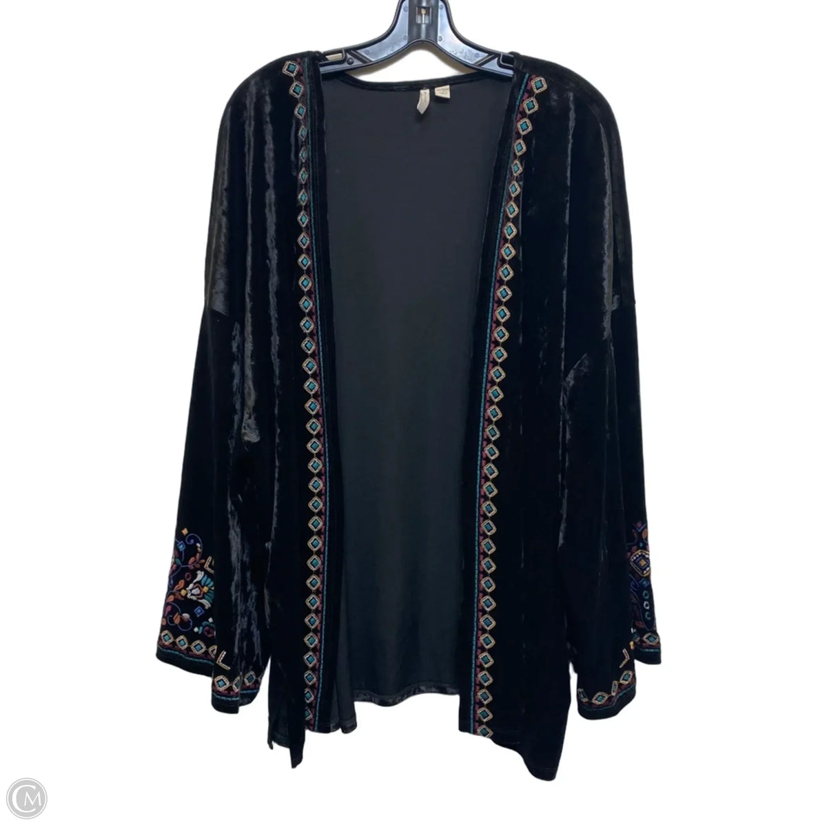 Cardigan By Cato In Black, Size: 3x