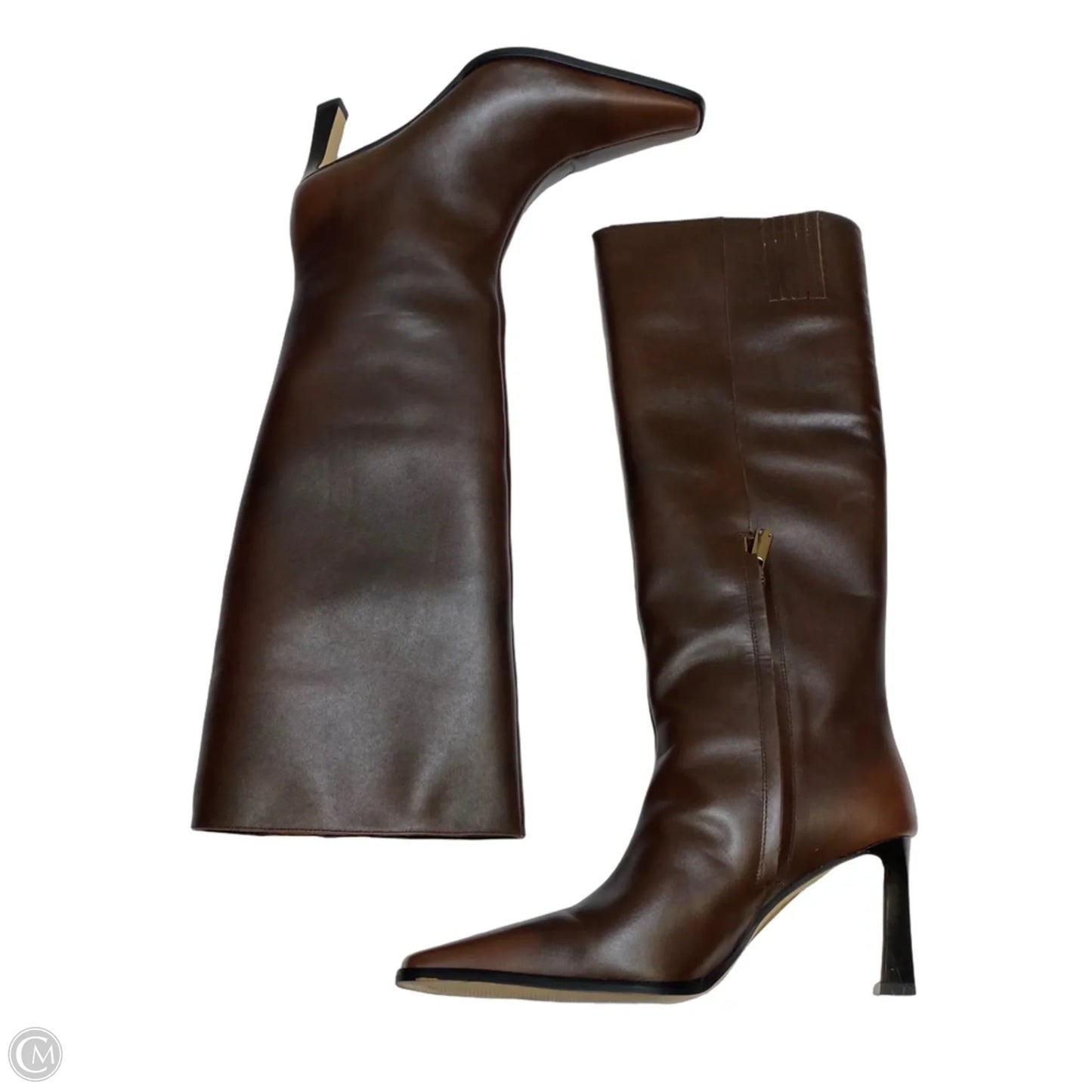 Boots Knee Heels By Michael By Michael Kors In Brown, Size: 9.5