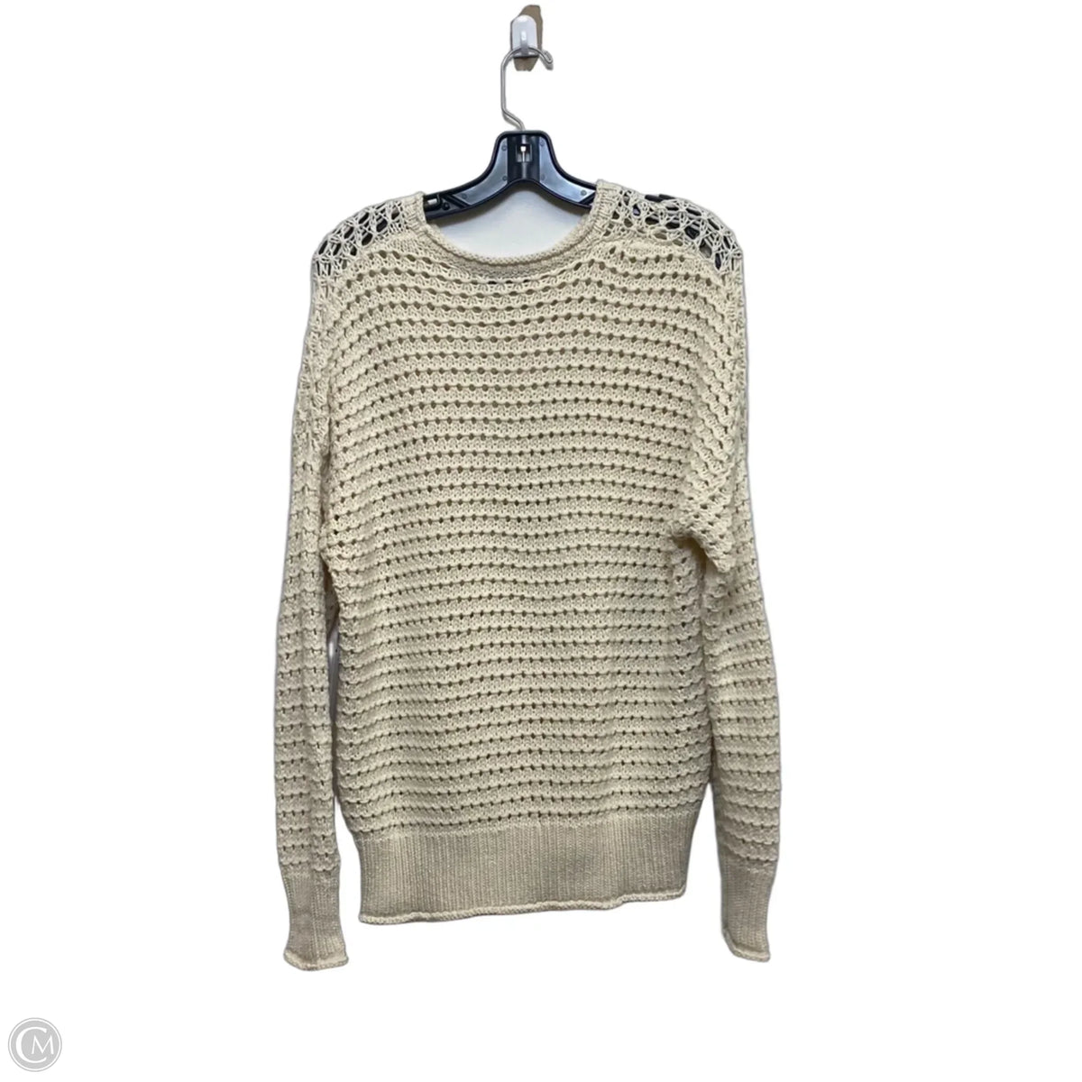 Sweater Designer By Vineyard Vines In Cream, Size: M