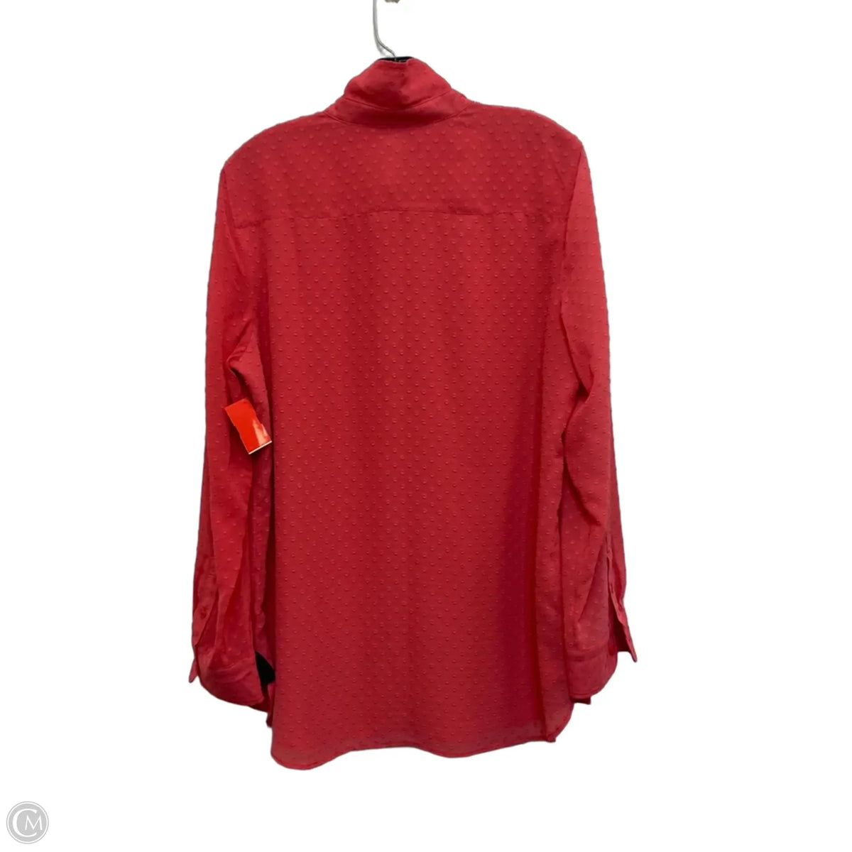 Top Long Sleeve By Talbots In Pink, Size: L