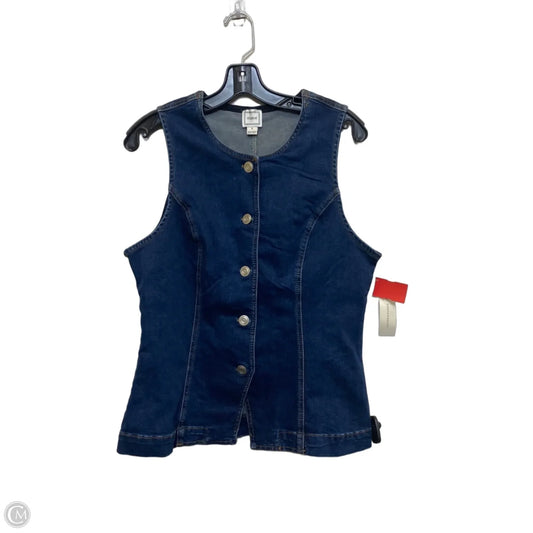 Vest Other By Maeve In Blue Denim, Size: M