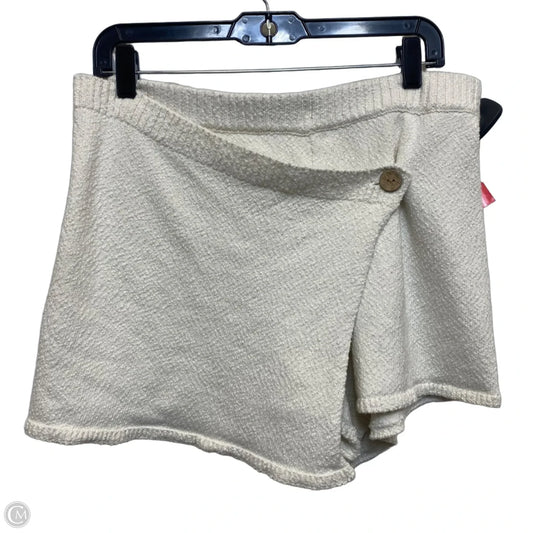 Skort By Free People In Cream, Size: L