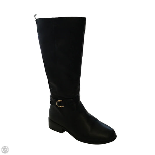 Boots Knee Flats By Crown And Ivy In Black, Size: 9