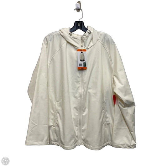 Athletic Jacket By 32 Degrees In Cream, Size: Xxl