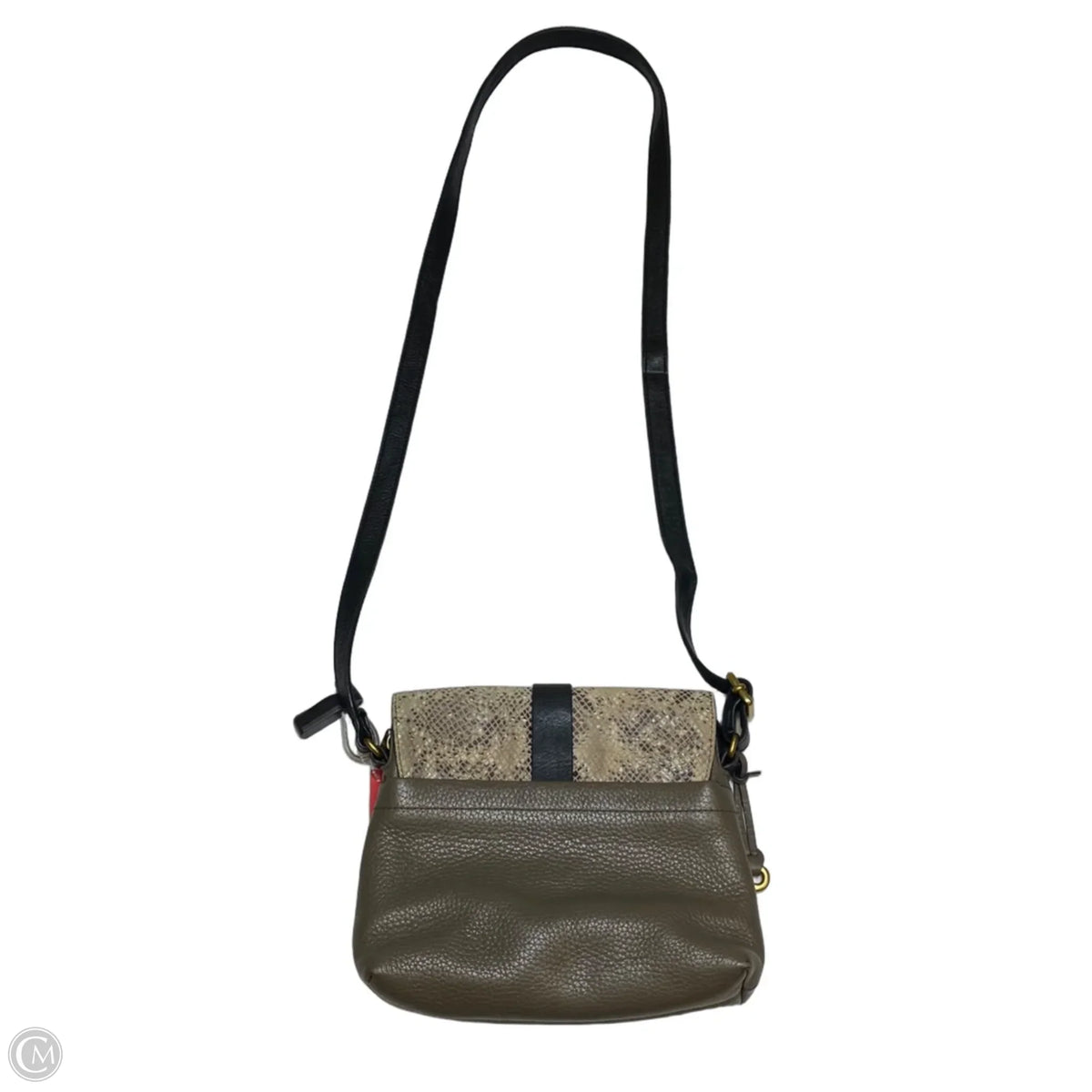 Crossbody Leather By Fossil, Size: Small