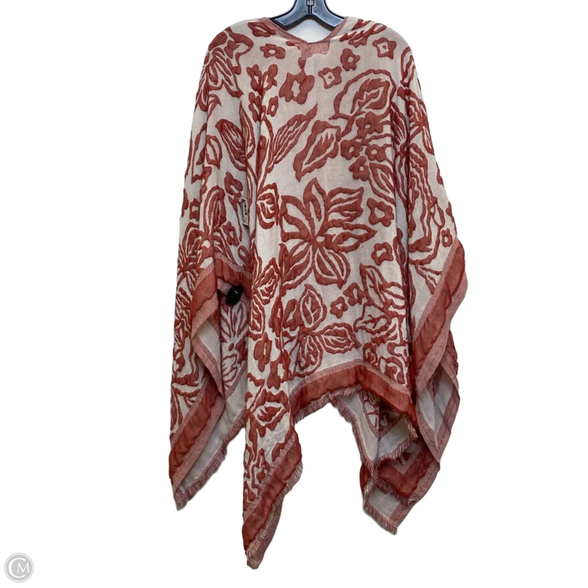Shawl By Chicos In Red & White, Size: Osfm