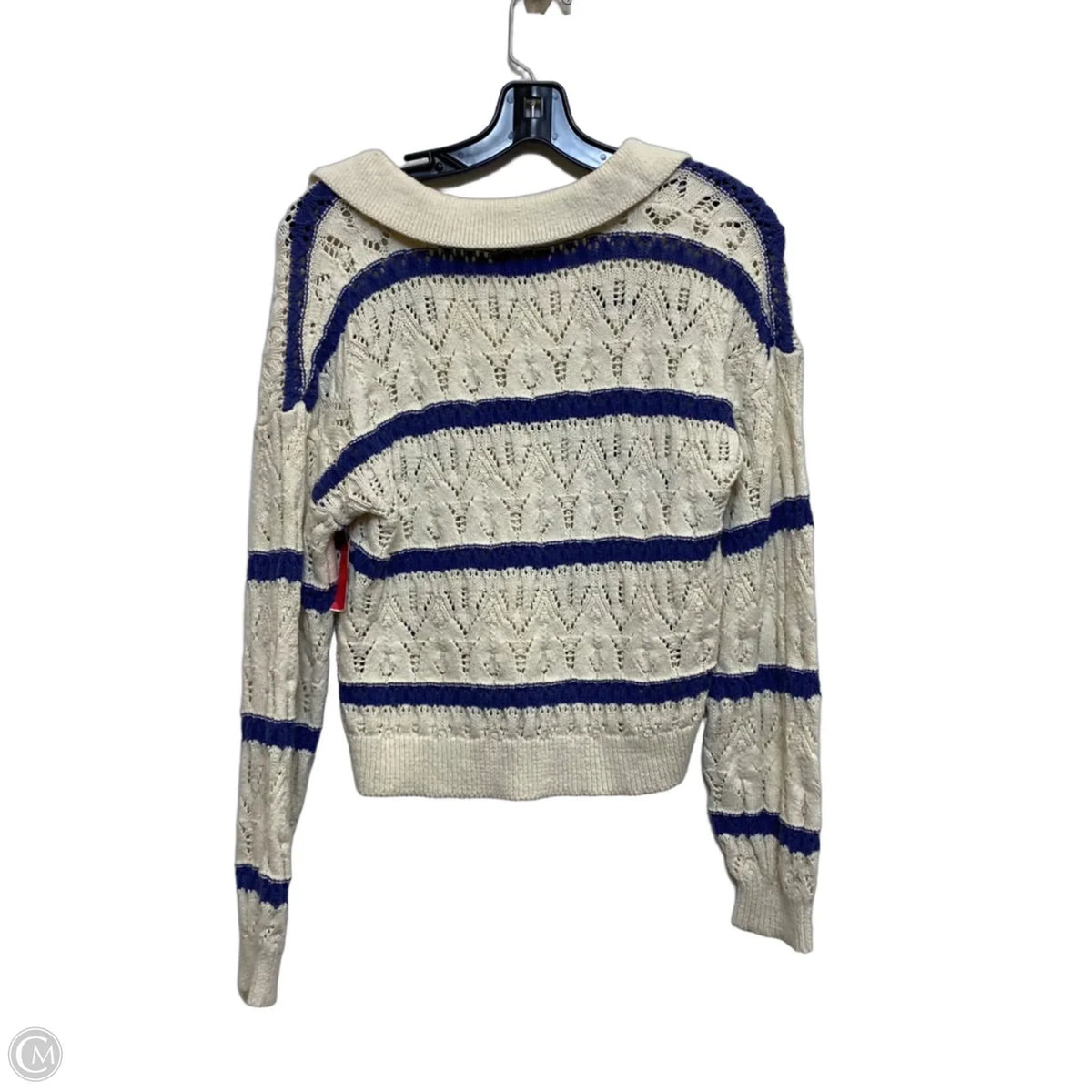 Sweater By Universal Thread In Blue & Cream, Size: S