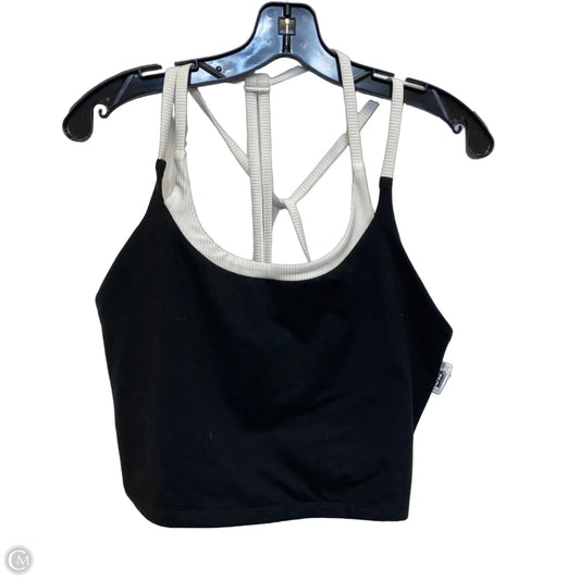 Athletic Bra By Free People In Black & White, Size: Xl