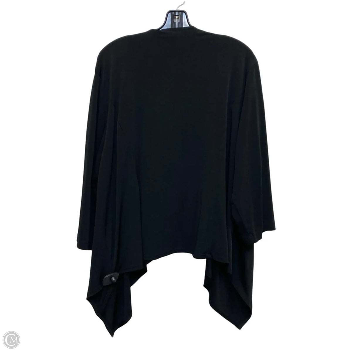 Cardigan By Connected Apparel In Black, Size: 3x