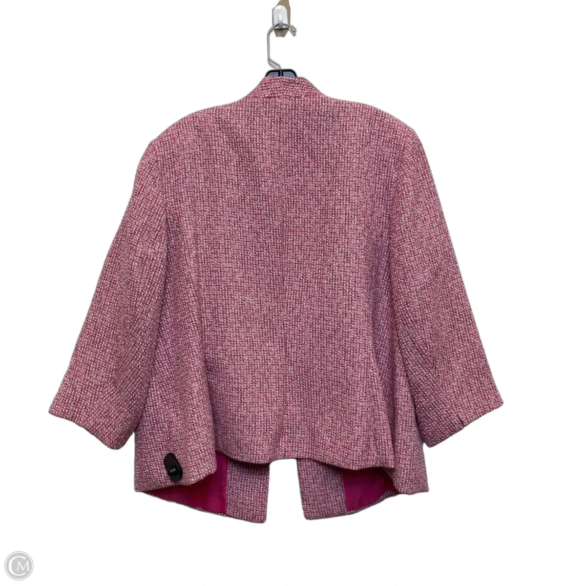 Blazer By Kasper In Pink & White, Size: 2x