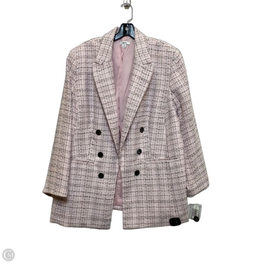 Blazer By Bar Iii In Pink & White, Size: 2x
