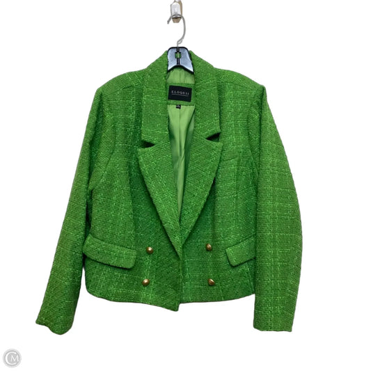 Blazer By Eloquii In Green, Size: 2x