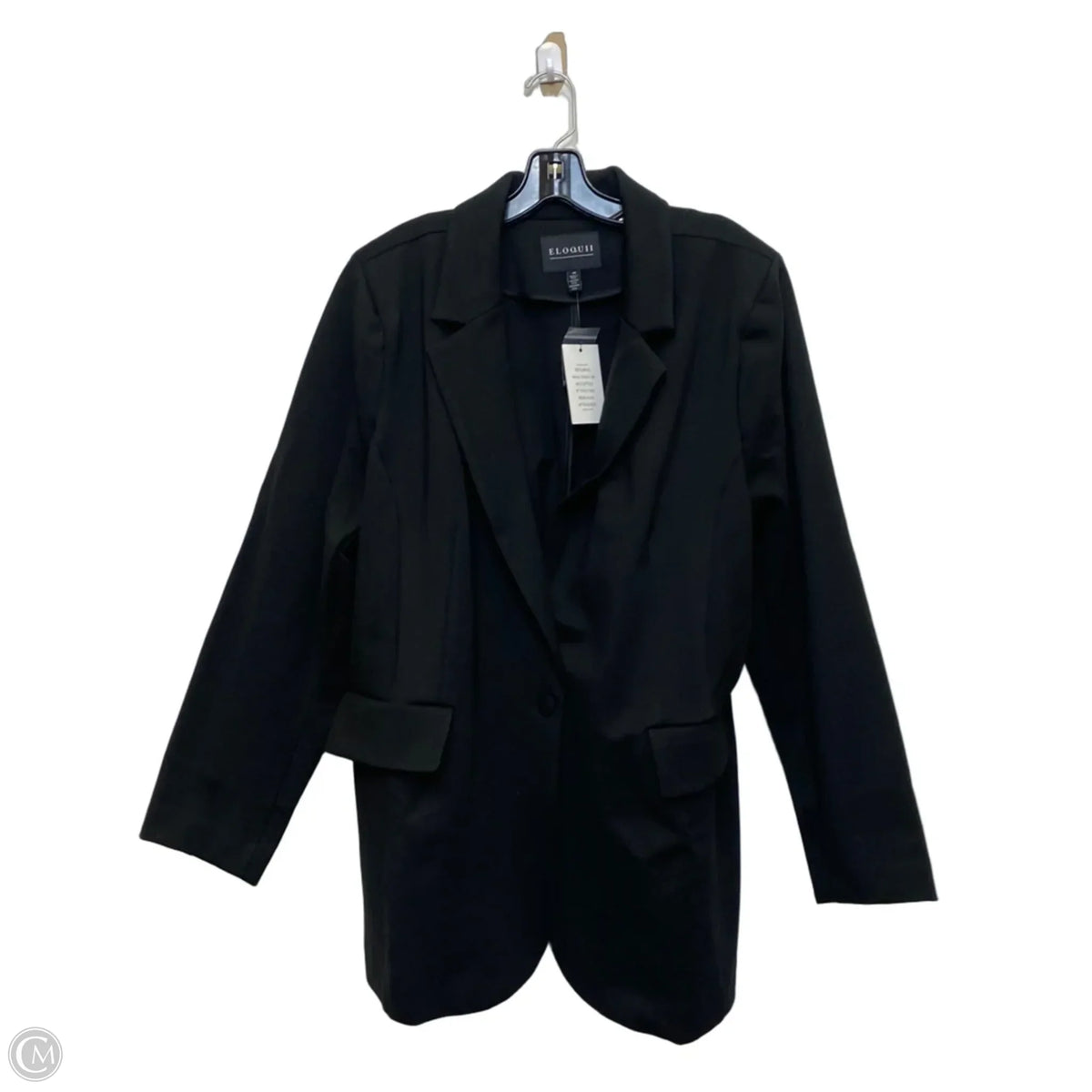 Blazer By Eloquii In Black, Size: 2x