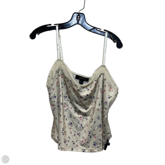 Top Sleeveless By Forever 21 In Cream, Size: 3x
