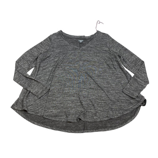 Grey Top Long Sleeve Basic Aerie, Size S