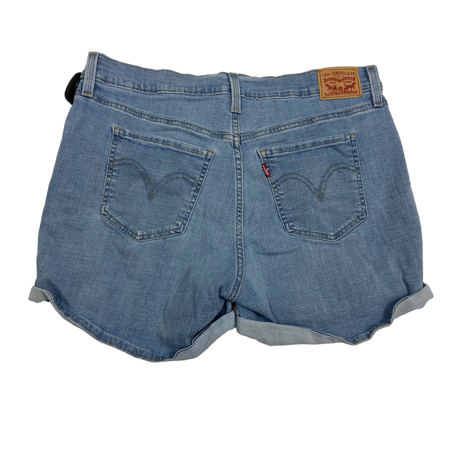 Blue Denim Shorts Levis, Size 14