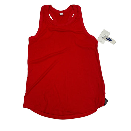 Red Athletic Tank Top Old Navy, Size M