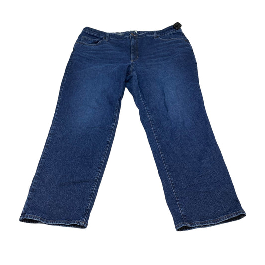 Jeans Straight By Universal Thread In Blue Denim, Size: 22