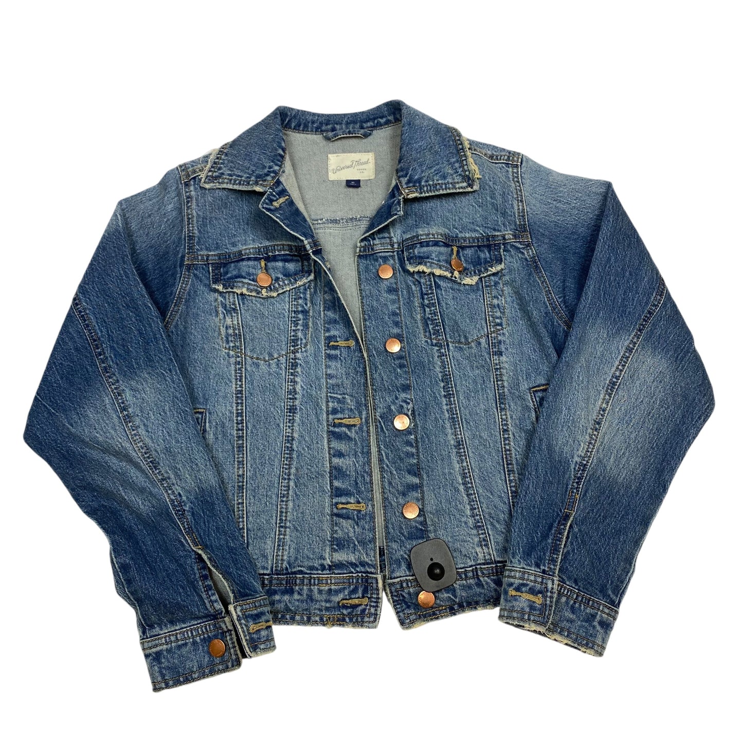 Jacket Denim By Universal Thread In Blue Denim, Size: Xs