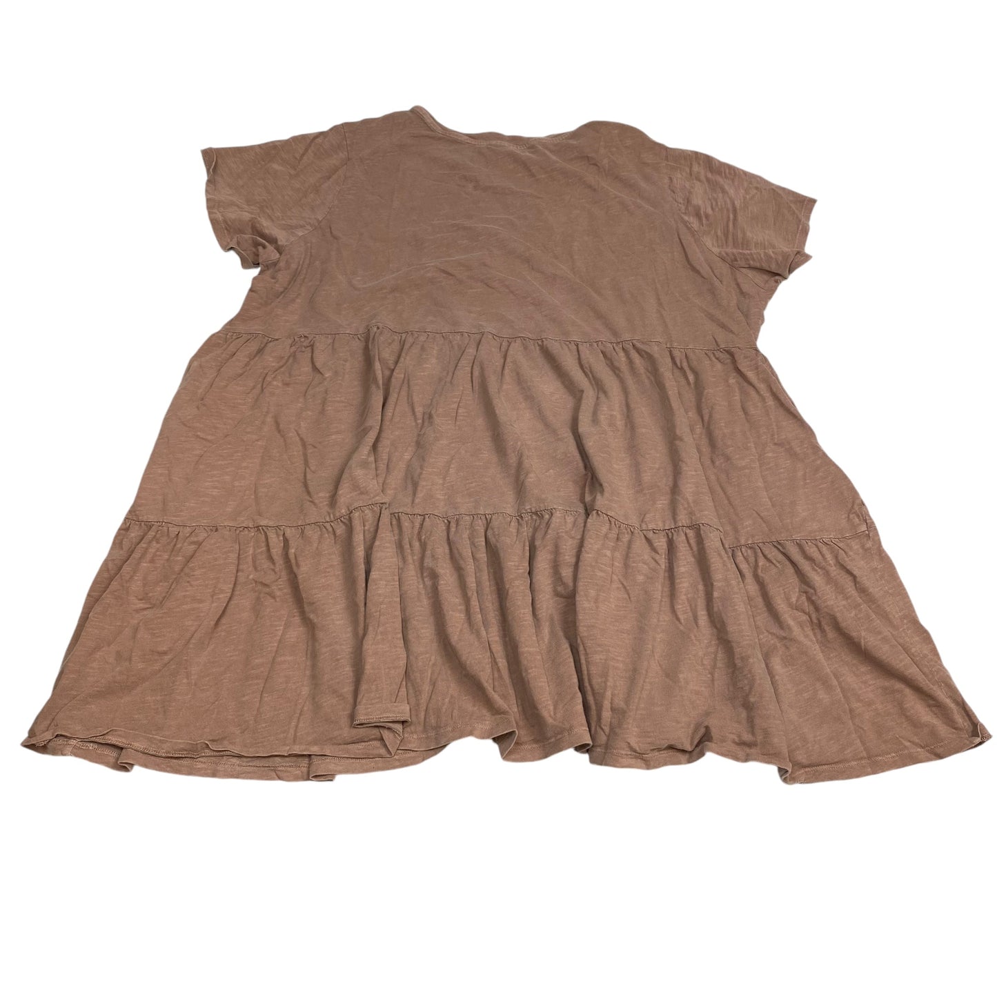 Top Short Sleeve By Old Navy In Brown, Size: 3x