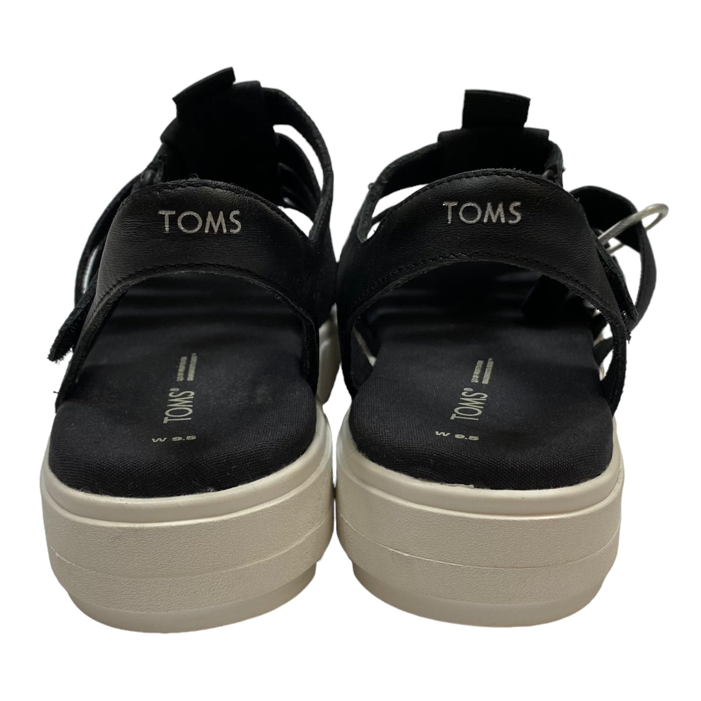 Sandals Heels Platform By Toms In Black, Size: 9.5