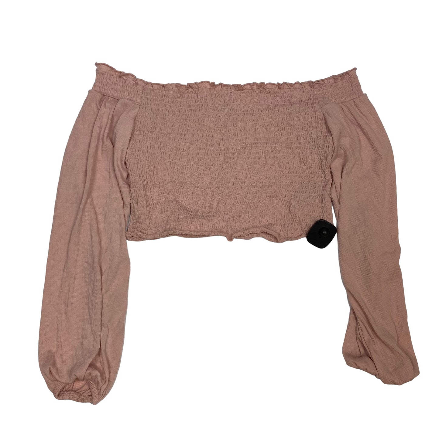 Top Long Sleeve By Divided In Pink, Size: M