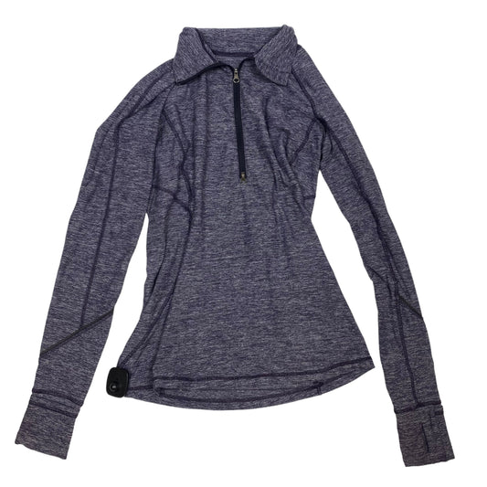 Athletic Top Long Sleeve Collar By Lululemon In Purple, Size: 6